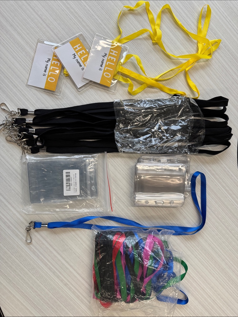 ✨ Lanyards & ID Badge Holder Lot – Classroom Clean Out 🎒📛 ✨